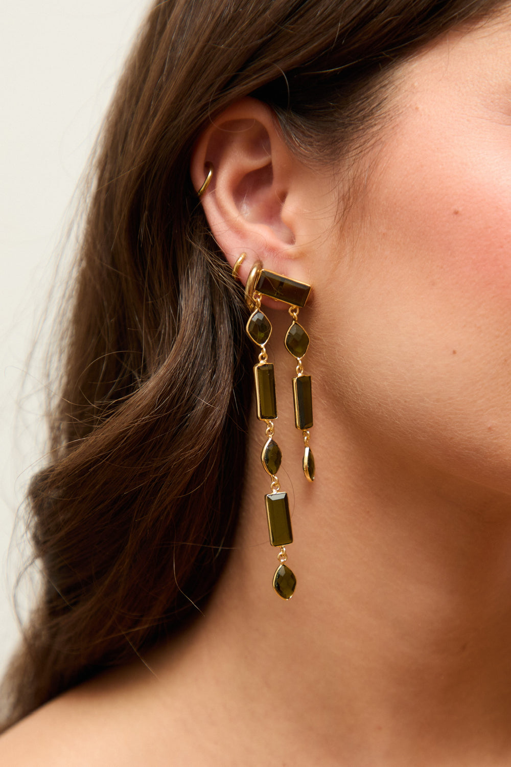 Pendientes Lumme verdes