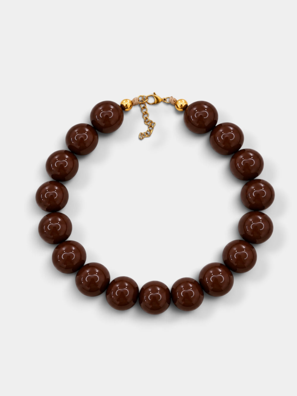 Collar Canicas chocolate