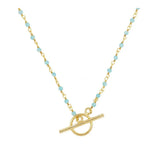 Cadena Amazonita broche