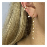 Pendientes Edimburgo perla plata